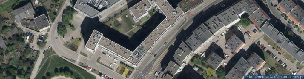 Zdjęcie satelitarne Jedności Narodowej ul.