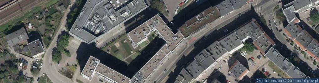 Zdjęcie satelitarne Jedności Narodowej ul.