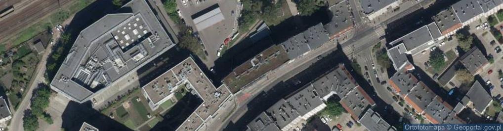 Zdjęcie satelitarne Jedności Narodowej ul.