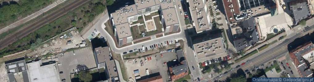 Zdjęcie satelitarne Jedności Narodowej ul.