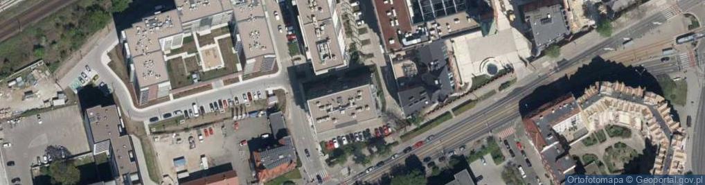 Zdjęcie satelitarne Jedności Narodowej ul.