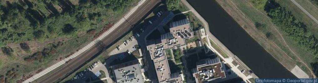 Zdjęcie satelitarne Jedności Narodowej ul.