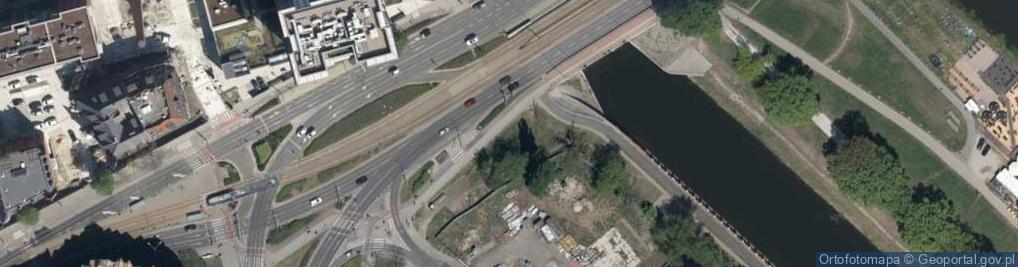 Zdjęcie satelitarne Jedności Narodowej ul.