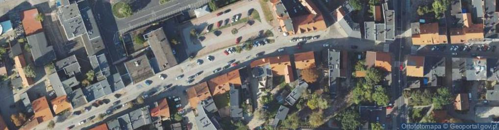 Zdjęcie satelitarne Jedności ul.