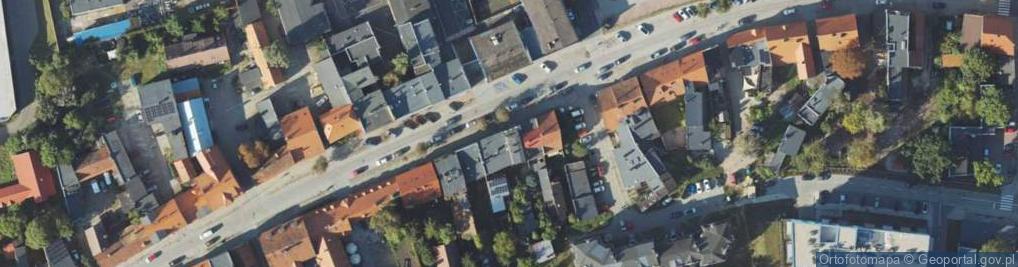 Zdjęcie satelitarne Jedności ul.