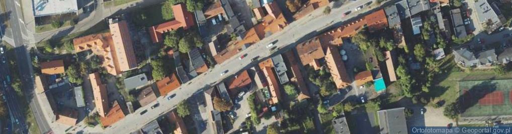 Zdjęcie satelitarne Jedności ul.