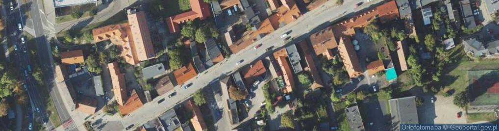 Zdjęcie satelitarne Jedności ul.