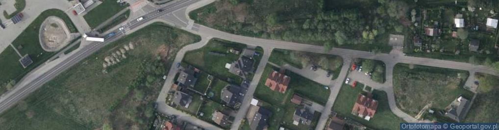 Zdjęcie satelitarne Jesienna ul.