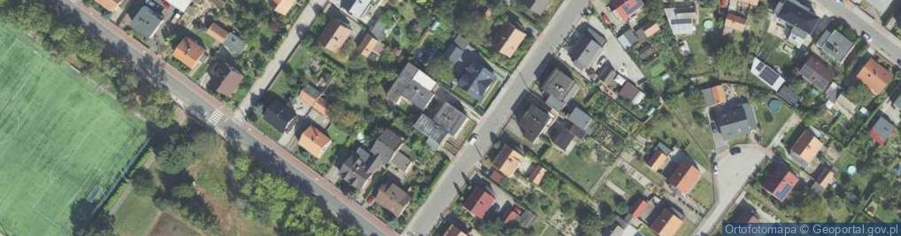 Zdjęcie satelitarne Jordana Henryka, dr. ul.