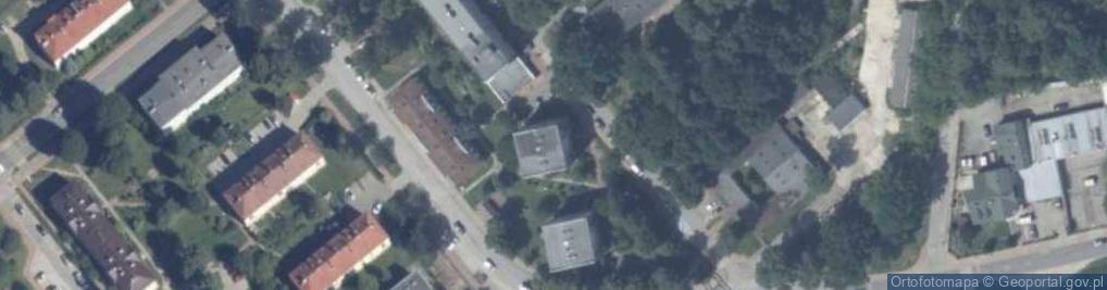 Zdjęcie satelitarne Jordanowska ul.