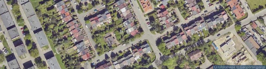 Zdjęcie satelitarne Jordanowska ul.