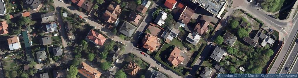 Zdjęcie satelitarne Jordanowska ul.