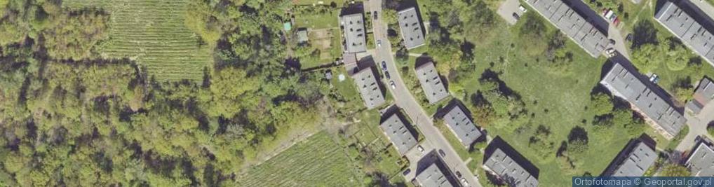 Zdjęcie satelitarne Joliot-Curie Fryderyka, prof. ul.