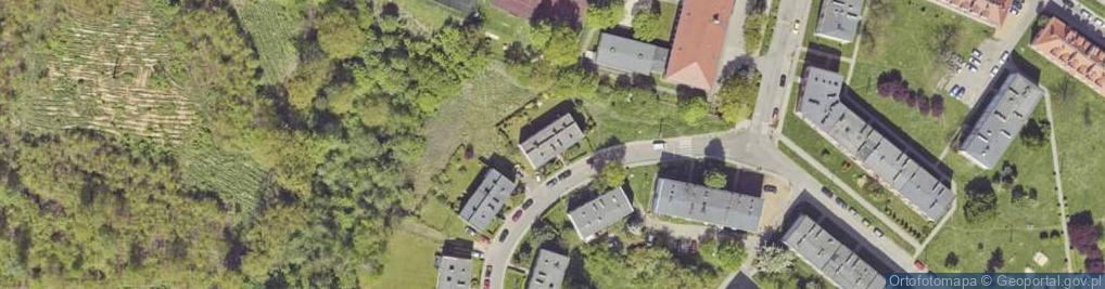 Zdjęcie satelitarne Joliot-Curie Fryderyka, prof. ul.