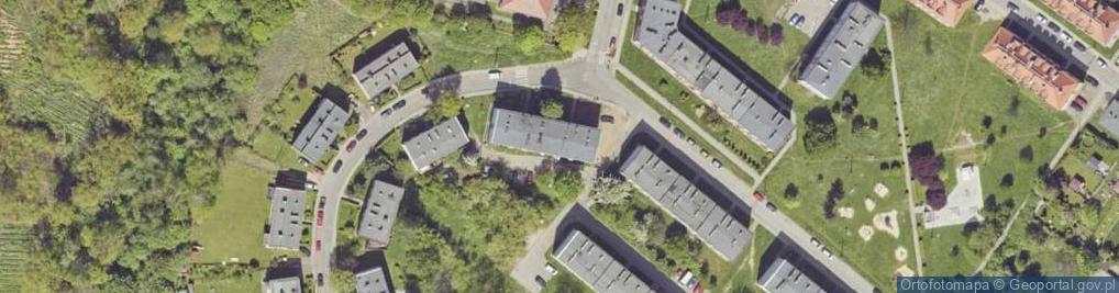 Zdjęcie satelitarne Joliot-Curie Fryderyka, prof. ul.