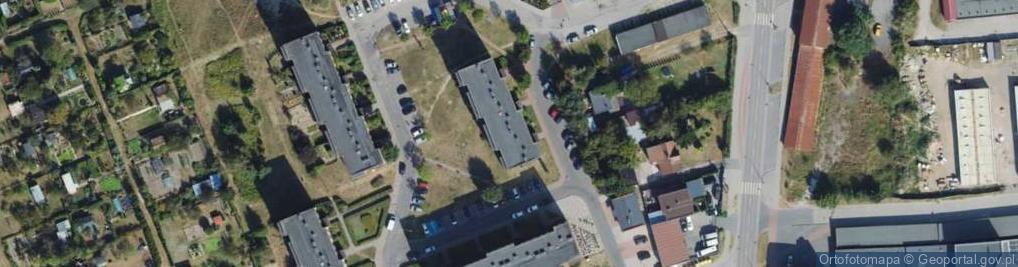Zdjęcie satelitarne Juranda ze Spychowa ul.