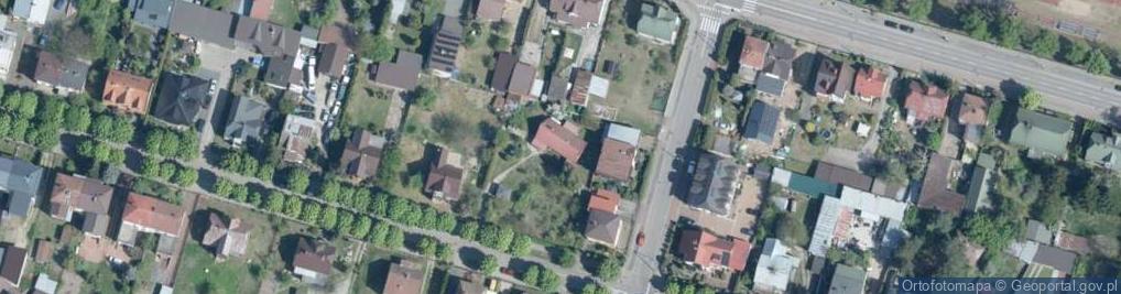 Zdjęcie satelitarne Kasztanowa ul.