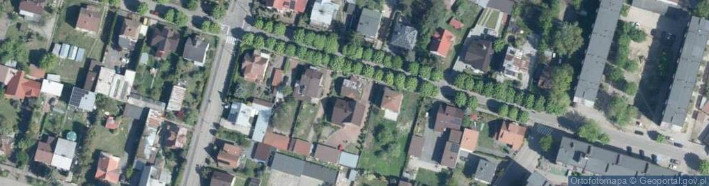 Zdjęcie satelitarne Kasztanowa ul.