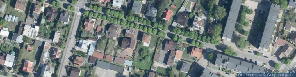 Zdjęcie satelitarne Kasztanowa ul.