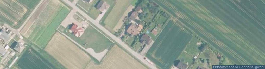 Zdjęcie satelitarne Kaniów ul.