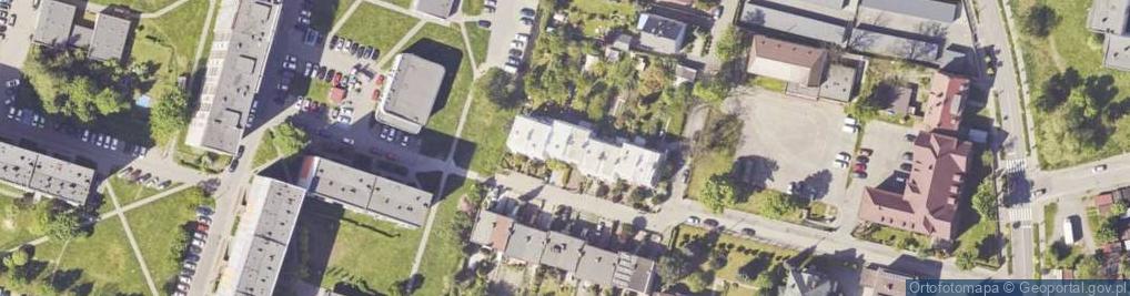 Zdjęcie satelitarne Kasztanowa ul.