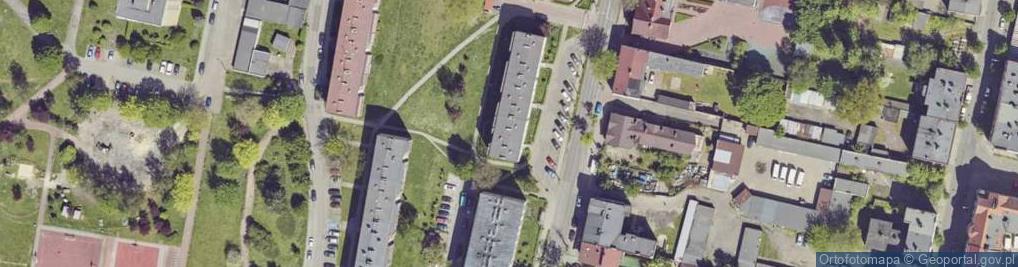 Zdjęcie satelitarne Kaliny ul.