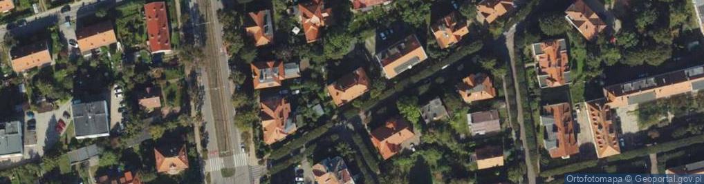 Zdjęcie satelitarne Kaprów ul.