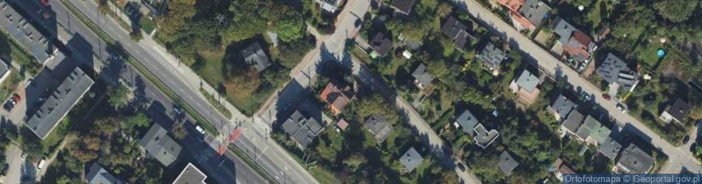 Zdjęcie satelitarne Kaprów ul.