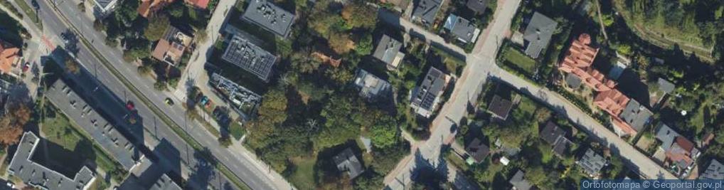 Zdjęcie satelitarne Kaprów ul.
