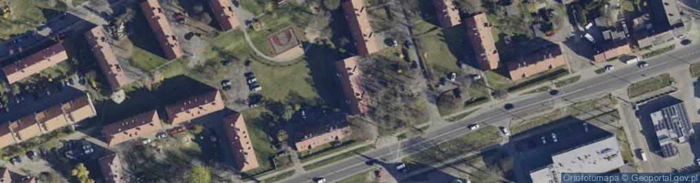 Zdjęcie satelitarne Kapliczna ul.