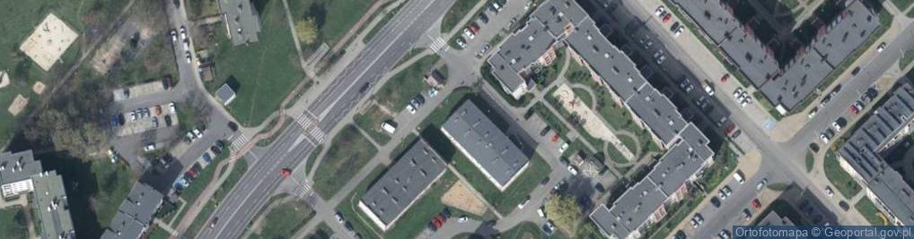 Zdjęcie satelitarne Kazimierza Sprawiedliwego ul.