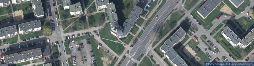 Zdjęcie satelitarne Kazimierza Sprawiedliwego ul.