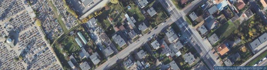 Zdjęcie satelitarne Kadłubka Wincentego, bp. ul.