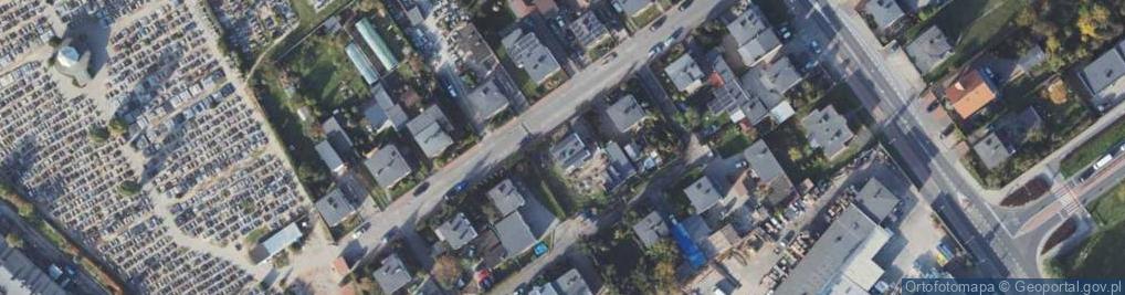 Zdjęcie satelitarne Kadłubka Wincentego, bp. ul.