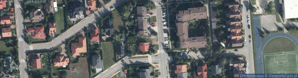 Zdjęcie satelitarne Kasztanowa ul.