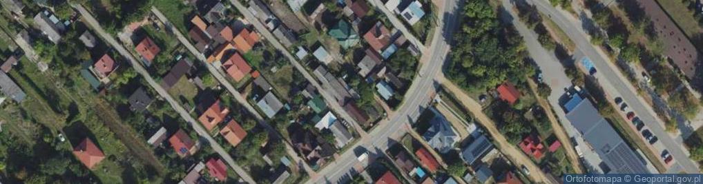 Zdjęcie satelitarne Kasztanowa ul.