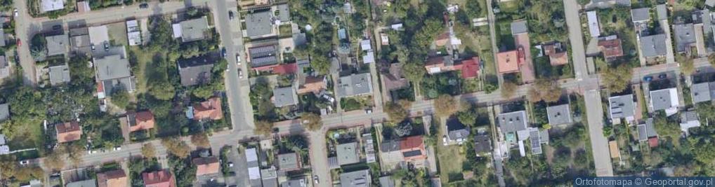 Zdjęcie satelitarne Kasztanowa ul.