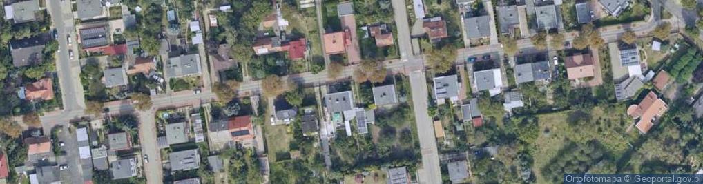 Zdjęcie satelitarne Kasztanowa ul.