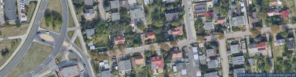 Zdjęcie satelitarne Kasztanowa ul.