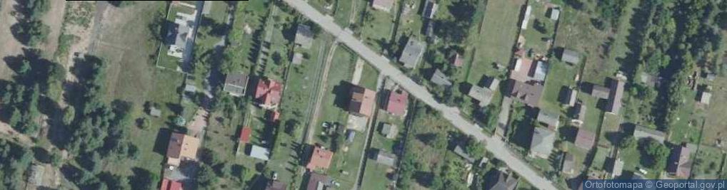 Zdjęcie satelitarne Kaniów ul.