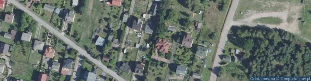 Zdjęcie satelitarne Kaniów ul.