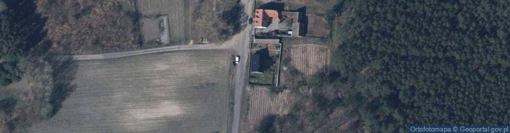 Zdjęcie satelitarne Kaniów ul.