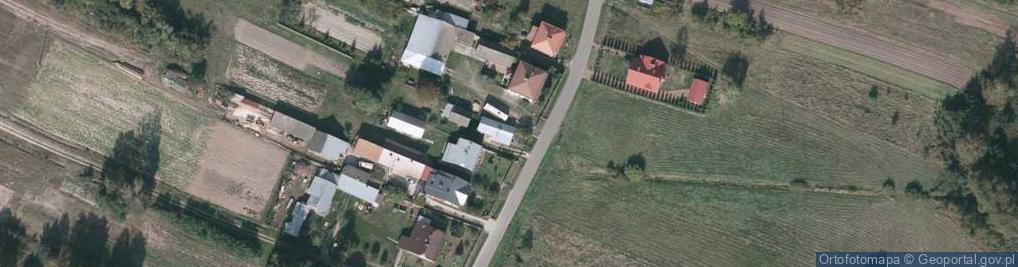 Zdjęcie satelitarne Kąty Trzebuskie ul.