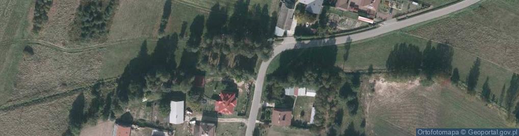 Zdjęcie satelitarne Kąty Trzebuskie ul.