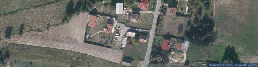 Zdjęcie satelitarne Kąty Trzebuskie ul.