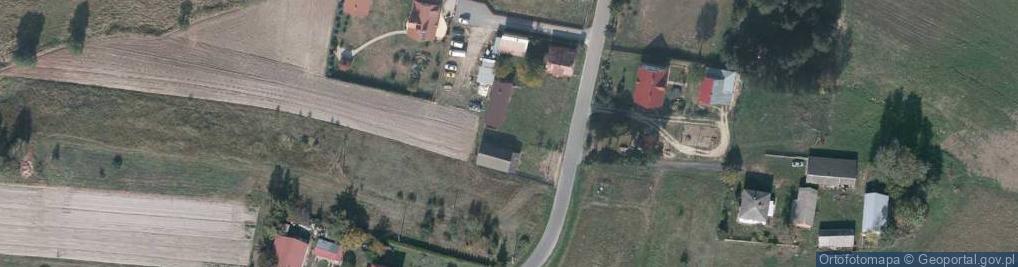 Zdjęcie satelitarne Kąty Trzebuskie ul.