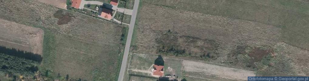 Zdjęcie satelitarne Kąty Trzebuskie ul.