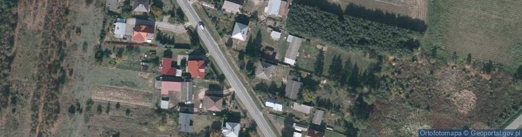 Zdjęcie satelitarne Kąty Trzebuskie ul.