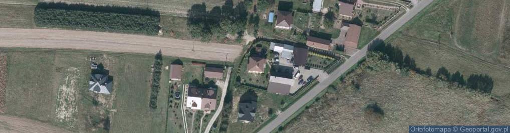 Zdjęcie satelitarne Kąty Trzebuskie ul.
