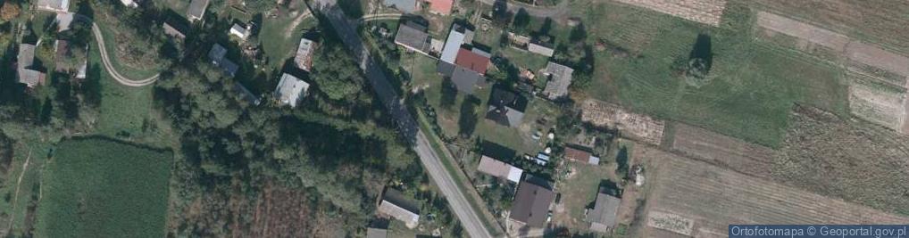 Zdjęcie satelitarne Kąty Trzebuskie ul.